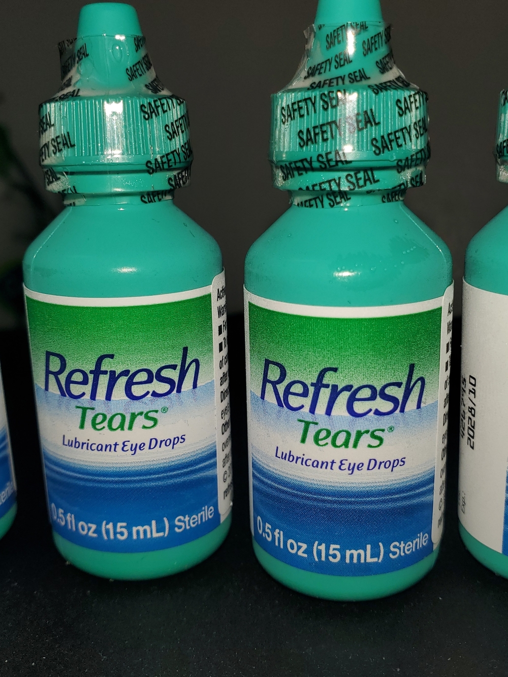 Refresh Tears Lubricant Eye Drops, an over-the-counter (OTC) 2 bottles. the pric